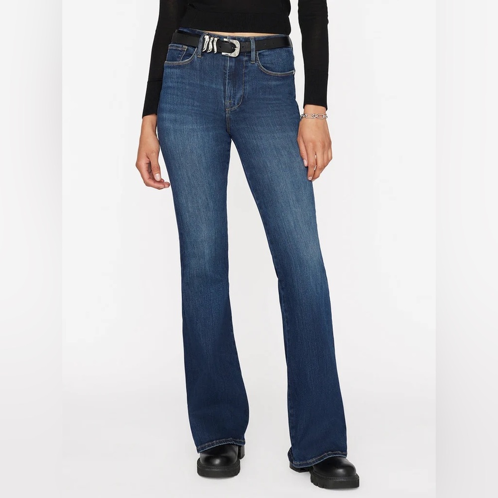 Frame Le One Flare Stretchy Jeans Sz 2 (fits up)